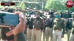 पुलिस लाइन के परेड ग्राउंड पर पुलिसकर्मियों ने की दंगा नियन्त्रण रिहर्सल