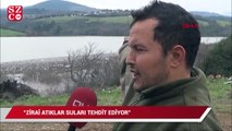 Bayramiç Barajı'nı zehirli zirai ilaç atıkları tehdit ediyor