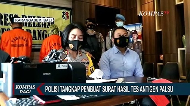 Polisi Tangkap Pembuat Surat Hasil Tes Antigen Palsu