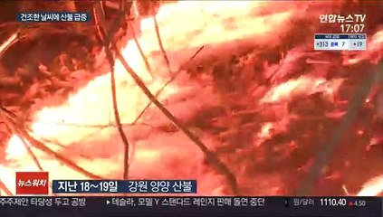 전국 곳곳서 동시다발적 대형산불…원인은?