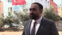 MERSİN - Şehit ailelerinin evlerine Türk bayrağı resmediliyor