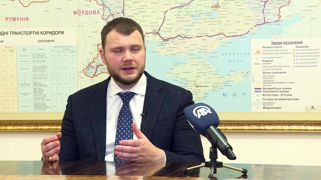 KİEV - Ukrayna Altyapı Bakanı Krikliy, Türkiye-Ukrayna ilişkilerini AA'ya değerlendirdi