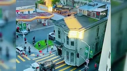 ABD'de 2 katlı ev, 400 bin dolar maliyetle başka yere taşındı