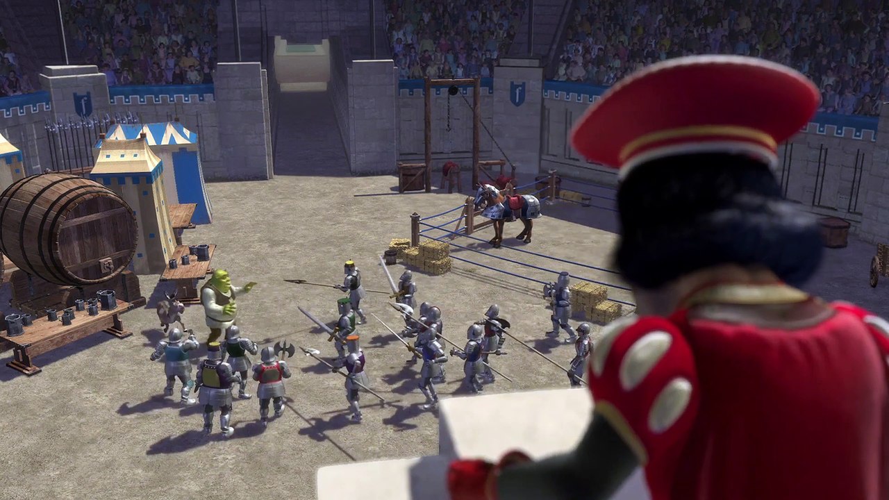 Shrek movie clip - Shrek Fights Knights - video Dailymotion