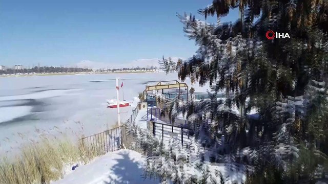 Donan gölde balık umudu