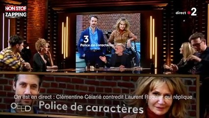 On est en direct : Clémentine Célarié contredit Laurent Ruquier qui réplique (vidéo)