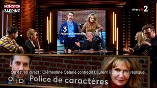 On est en direct : Clémentine Célarié contredit Laurent Ruquier qui réplique (vidéo)