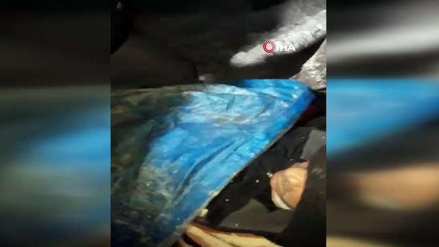 Köylüler hasta komşuları için eksi 10 derece soğukta seferber oldu