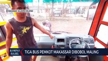 Tiga Bus Pemkot Makassar Dibobol Maling Aki Dan Televisi Raib