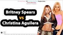 Britney Spears VS Christina Aguilera Singles Sales Battle _ 1998-2021