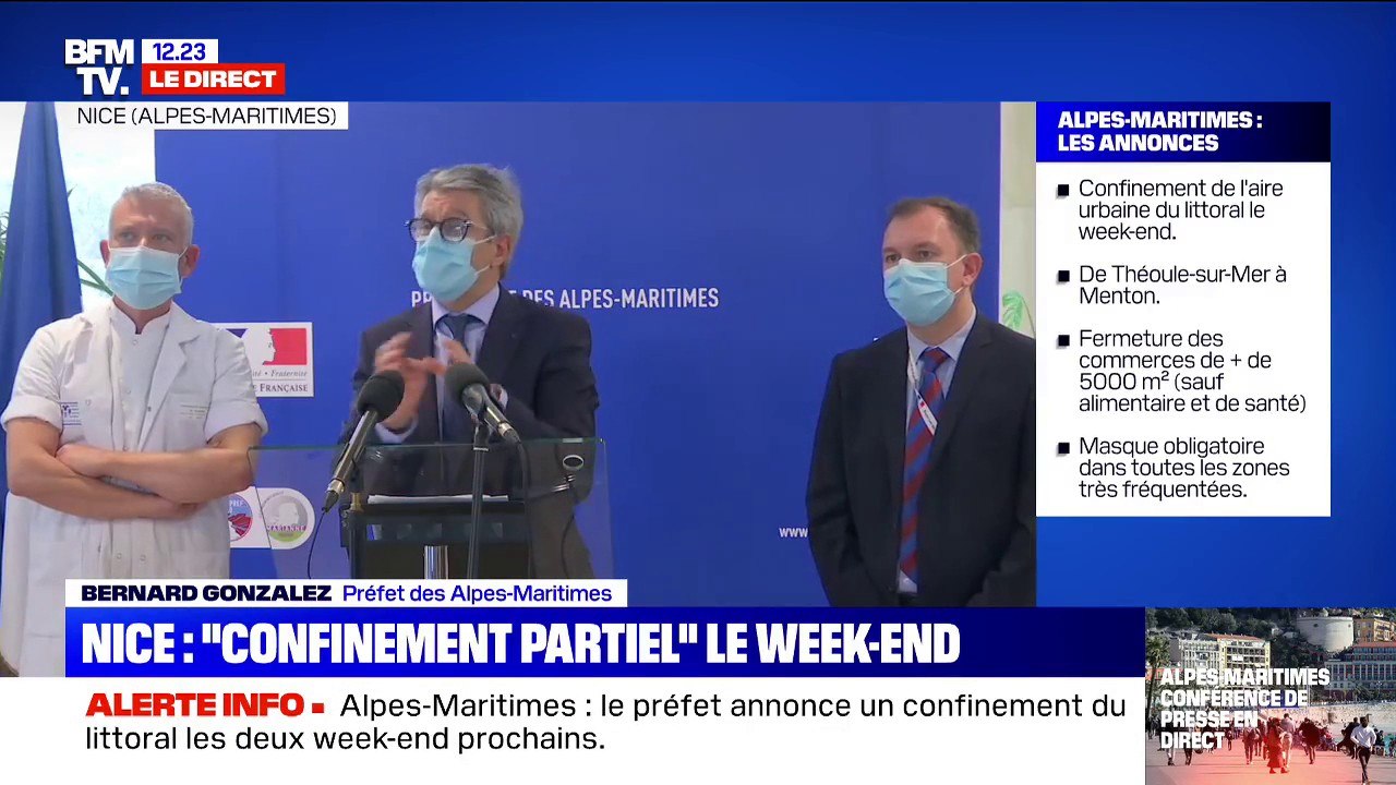 Alpes-Maritimes: "Il faut porter le masque sur...