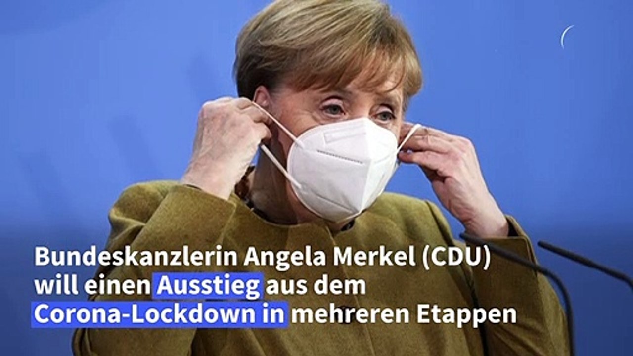 Merkel plant Lockdown-Lockerungen in Etappen