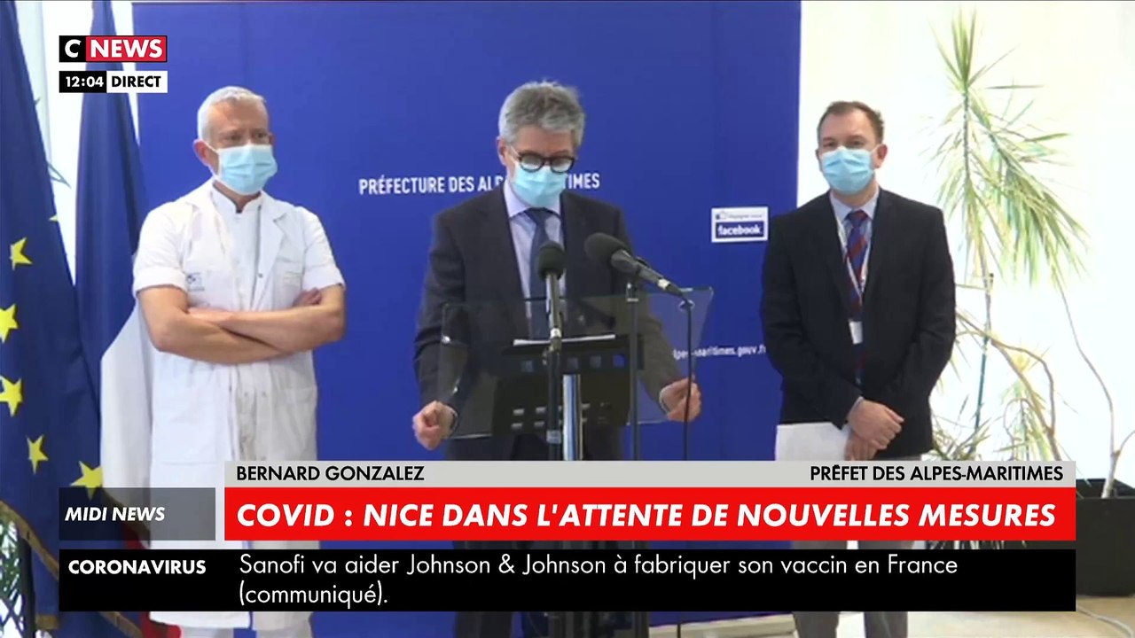 Alpes-Maritimes - Le préfet annonce "un confinement pendant deux week-ends de la zone urbaine littorale de Théoule-sur-Mer à Menton"