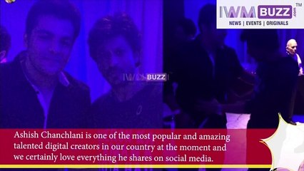 Super Rare Moment When Shah Rukh Khan asked Ashish Chanchlani to lose weight