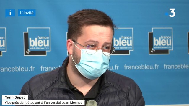 Yann Sapet, vice-président étudiant à l'université Jean-Monnet à Saint-tienne