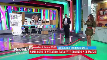TED muestra cómo se debe votar para las subnacionales 2021