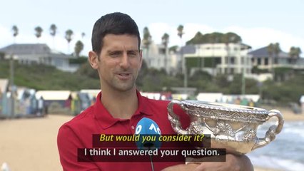 下载视频: Djokovic refuses to confirm if he’d take compulsory COVID vaccine