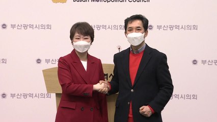 [부산] 이언주·박민식 단일화 합의...24일 여론조사 결과발표 / YTN