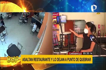 Carabayllo: asaltantes dejan restaurante al borde de la quiebra