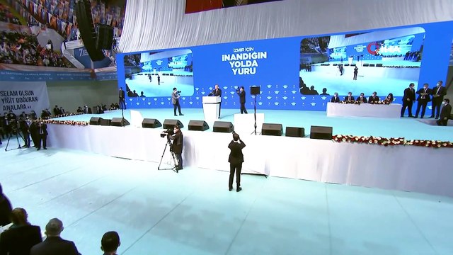 Cumhurbaşkanı Erdoğan, AK Parti İzmir 7. Olağan İl Kongresinde konuştu