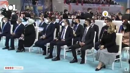 Erdoğan kendisine öpücükler gönderen parti üyesine böyle karşılık verdi!