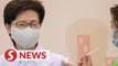 Hong Kong leader gets vaccinated against Covid-19