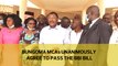 Bungoma MCAs unanimously agree to pass the BBI bill