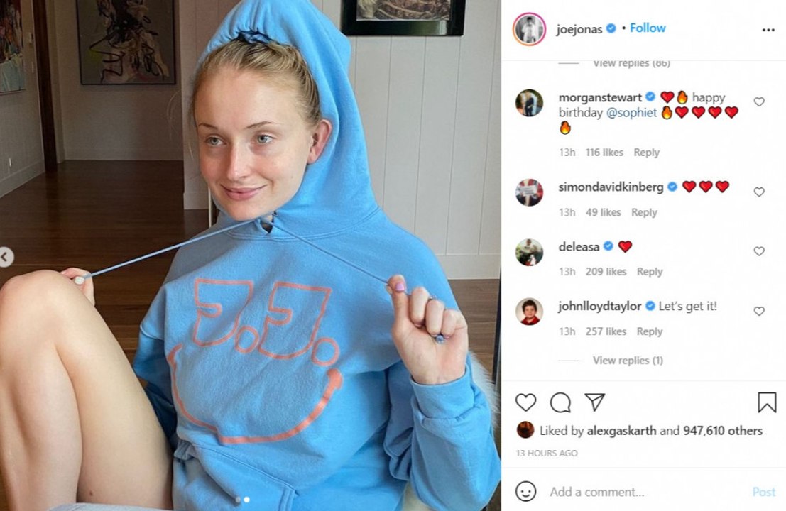 Joe Jonas shows off Sophie Turner's ‘two moods' in funny birthday tribute