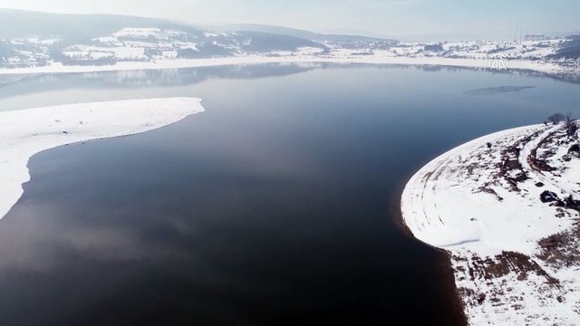 BOLU - Gölköy Barajı'ndaki su seviyesi karın etkisiyle yüzde 32'ye yükseldi