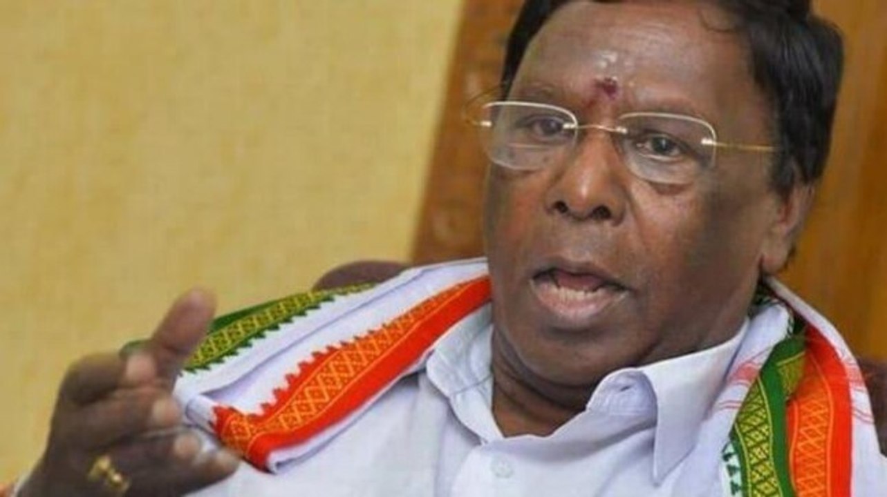 Narayanasamy blames BJP after Congress govt collapses in Puducherry