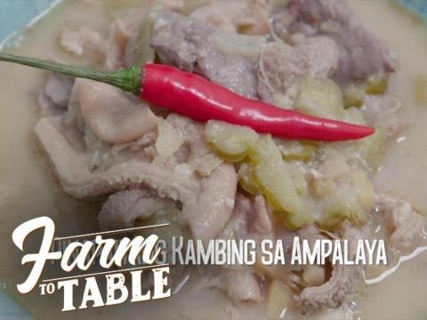 Farm To Table: Chef JR Royol cooks his version of Pinapaitang Kambing sa Ampalaya