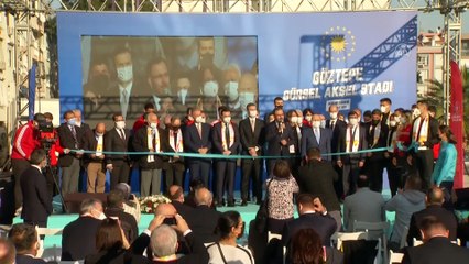 İZMİR - Cumhurbaşkanı Erdoğan, Göztepe Stadı'nın açılışını yaptı