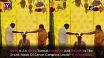 HD Kumaraswamys Son Nikhil Marries Revathi In A Social Ceremony Amid Coronavirus Lockdown In India