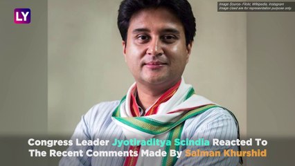 No Doubt Congress Needs To Self-Introspect: Jyotiraditya Scindia On Salman Khurshids Remark