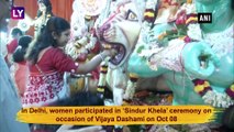Vijaya Dashami 2019: Women Participate In ‘Sindur Khela At Delhis CR Park Pujo Pandal