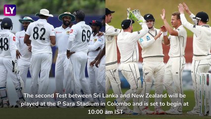 Sri Lanka vs New Zealand 2nd Test Match 2019 Preview: Kane Williamsons Men Aim to Level Series