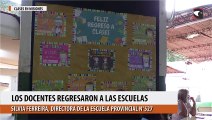 Los docentes regresaron a las escuelas