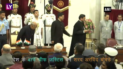 CJI: देश के 47वें चीफ जस्टिस बने शरद अरविंद बोबडे, राष्ट्रपति रामनाथ कोविंद ने दिलाई शपथ
