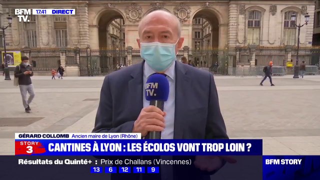 Chacun pensait que ce n'était pas une mesure idéologique : Gérard Collomb revient sur sa décision de menu unique dans les cantines de Lyon en mai dernier