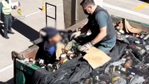 Inmigrantes enterrados en cenizas tóxicas y vidrios rotos