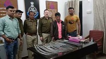 अवैध हथियारों का जखीरा ले जाते हुए आरोपी को कालापीपल पुलिस ने धर दबोचा