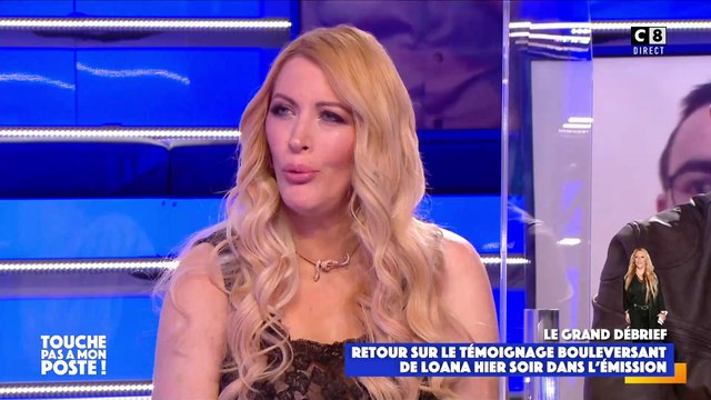 Je ne touche plus à la drogue : Loana se confie à Cyril Hanouna dans Touche pas à mon poste