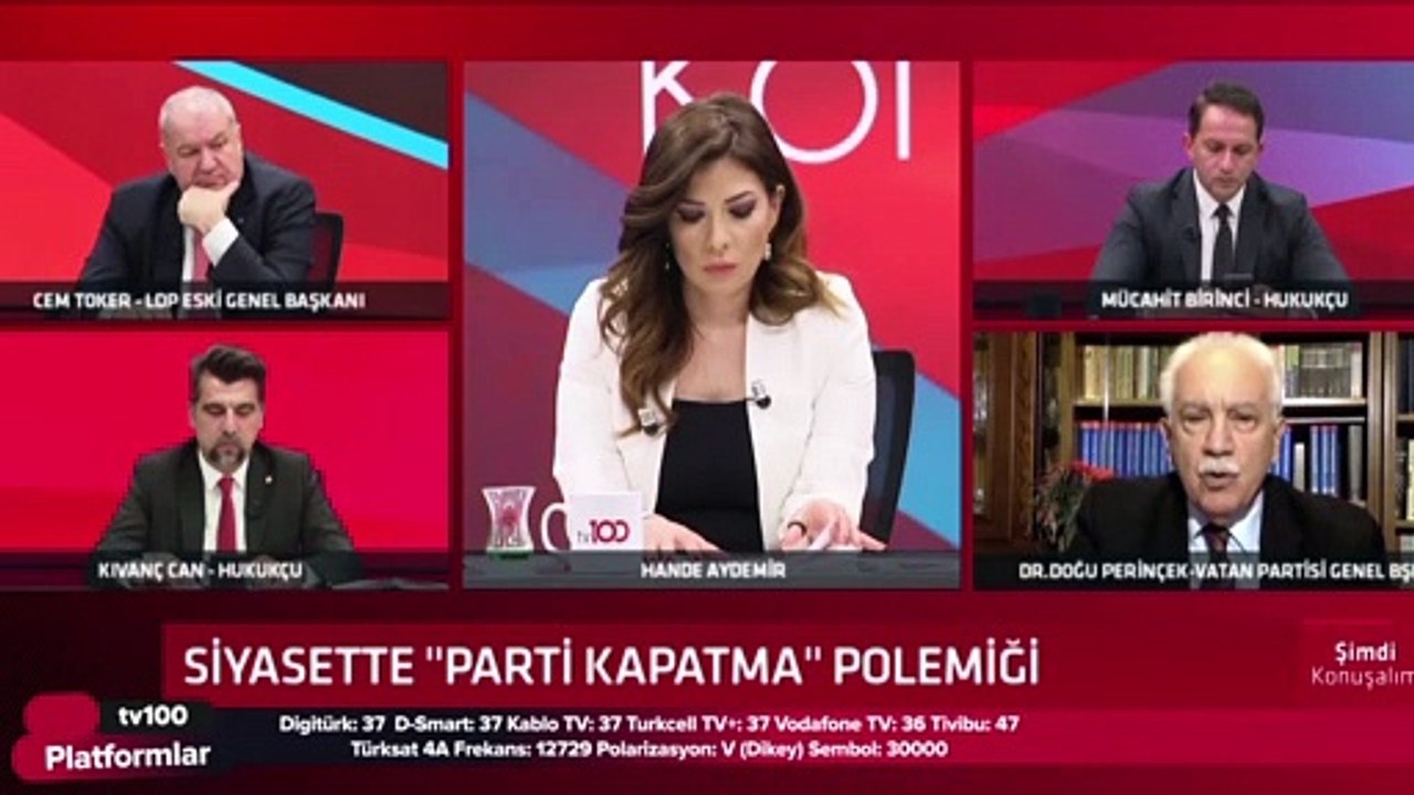 Doğu Perinçek "Güneydoğu'da Vatan Partisi'ne çok büyük bir yöneliş var; HDP'nin oyları yarı yarıya düştü" dedi; o anlarda Cem Toker...