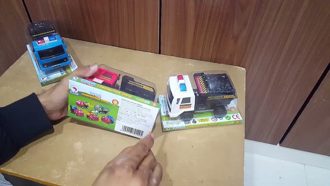 Unboxing and Review of Shinsei Pull Back Coal Carrier toy truck for kids gift