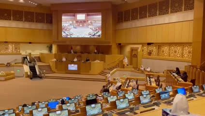 بالفيديو .. محمد بن راشد يفتتح الانعقاد الثاني لـ"الوطني" عن بُعد