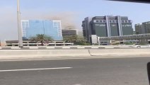بالفيديو: السيطرة على حريق بمطعم في دبي