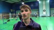 Christo Popov après sa médaille d'argent avec la France à l'Euro mixte de badminton