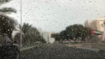 بالفيديو.. هطول أمطار على دبي وأبوظبي