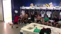 بالفيديو.. شاهد ابن مارسيلو لاعب ريال مدريد ماذا فعل في غرفة اللاعبين