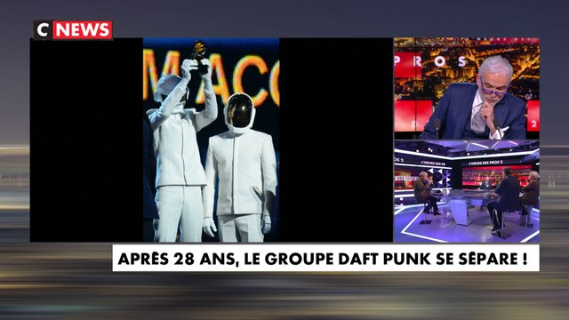 Pascal Praud rend hommage à Daft Punk après la séparation du duo